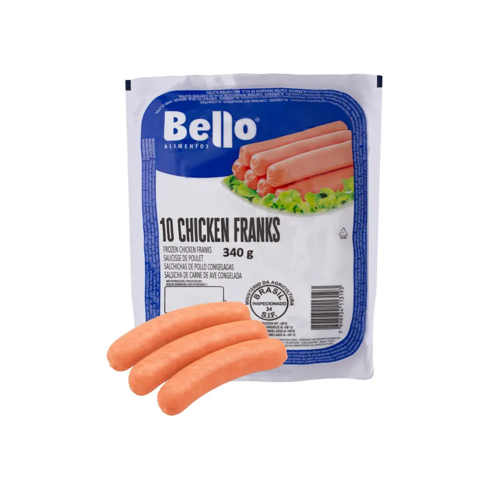 Salchichas de Pollo Paquete 10u 340g's photo #1